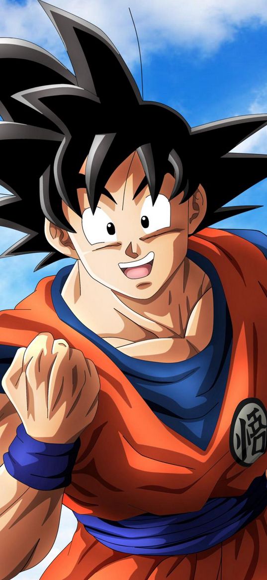 son goku, dragon ball, anime, joy, art