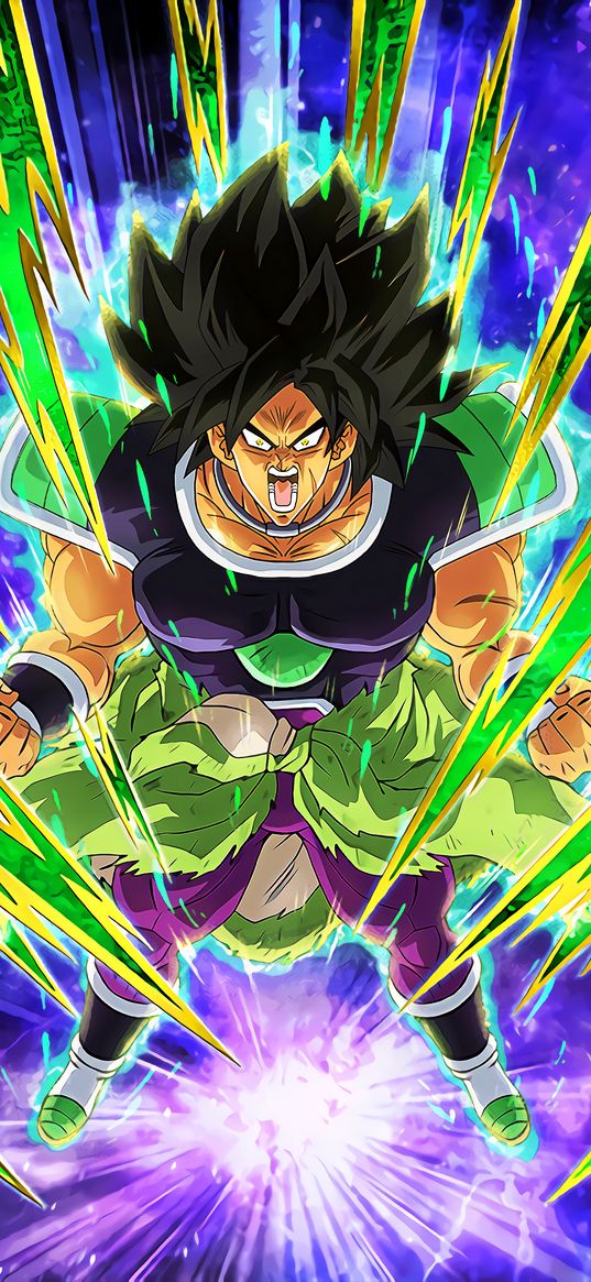 broly, dokkan, dragon ball z, anime