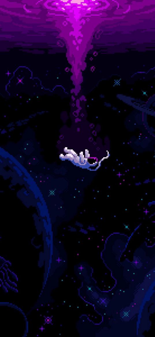 pixel, space, games, astronaut