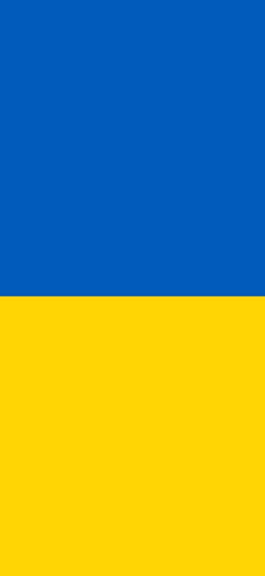 yellow, blue, flag, ukraine, minimalism