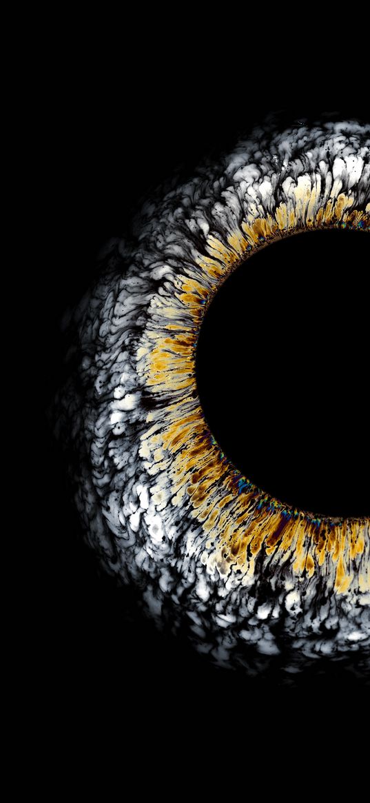 eye, oil stain, oil, stains, black background