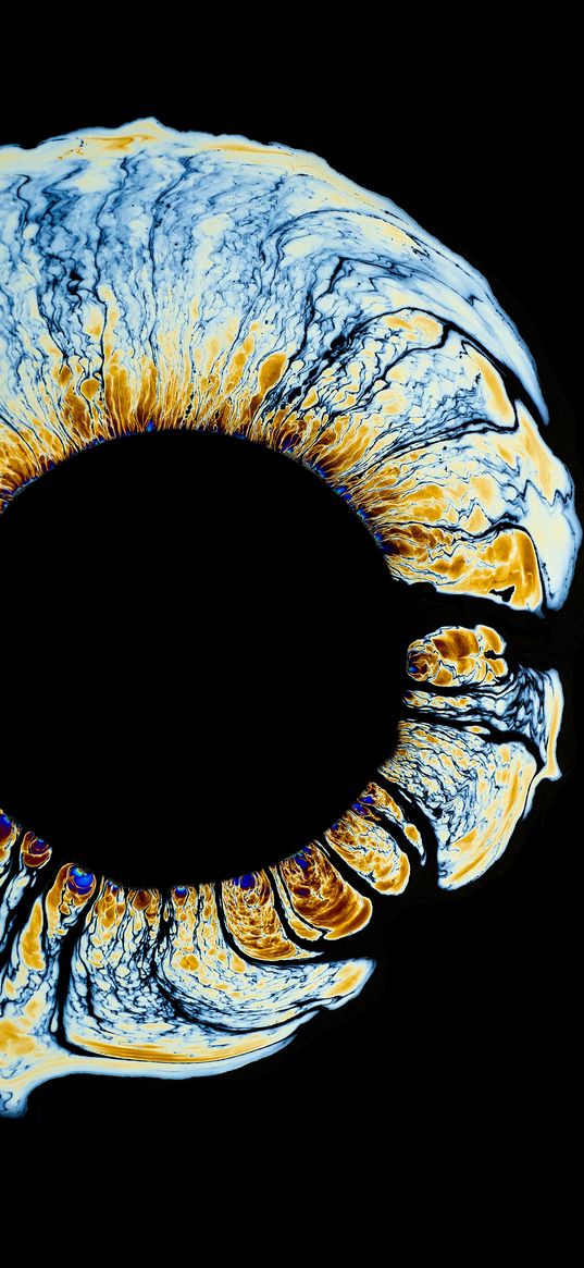 eye, oil stain, oil, gasoline, stains, black background