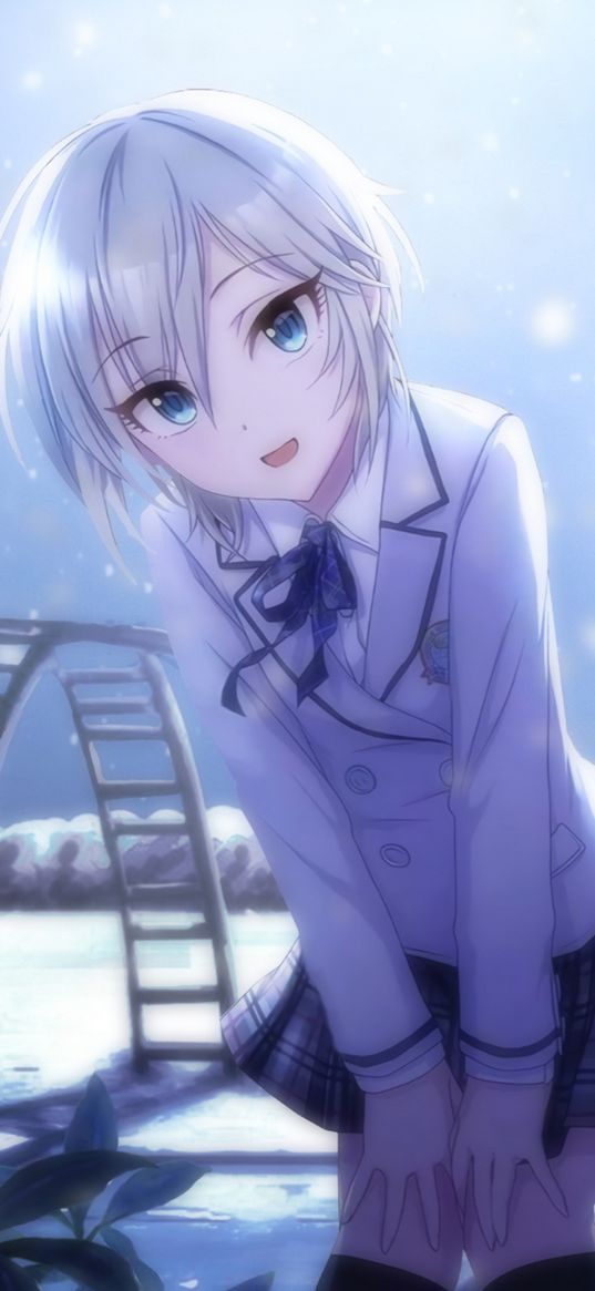 anastasia, idolmaster, anime, girl, form, art