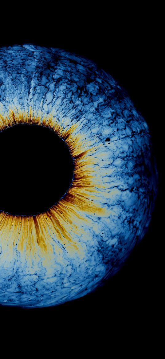 oil, oil stain, eye, stains, dark blue, black background