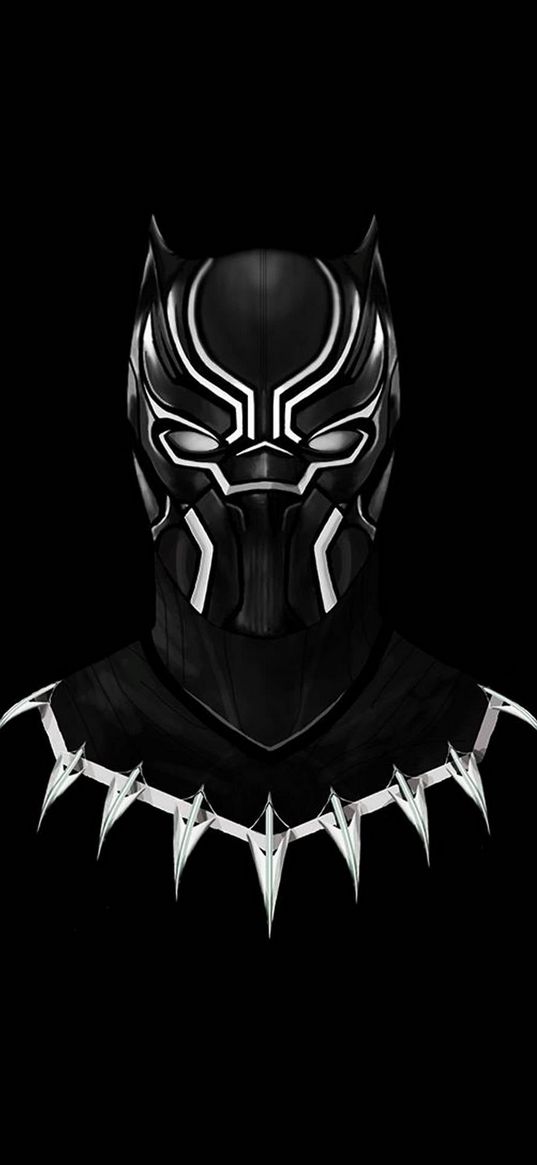 black panther, marvel, superhero, comics, bw, black and white, black background, art