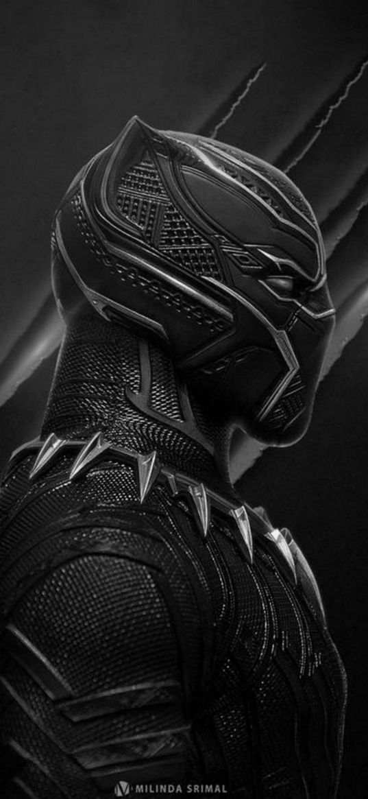 black panther, marvel, superhero, comics, bw, black and white, art