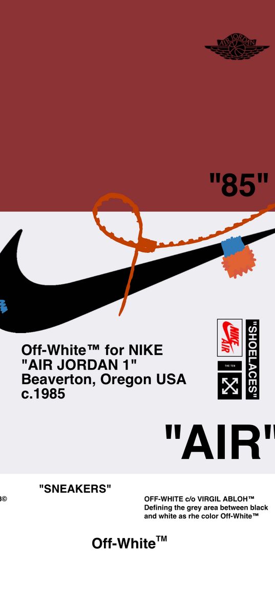 nike, nike air, off white, logo, red, white