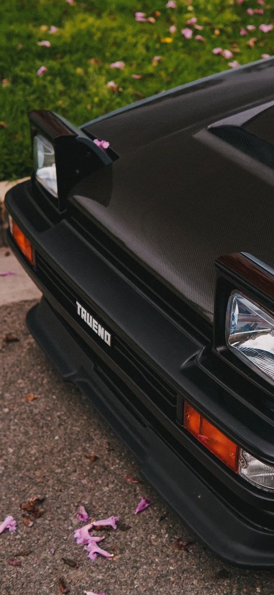 trueno, car, black, japan