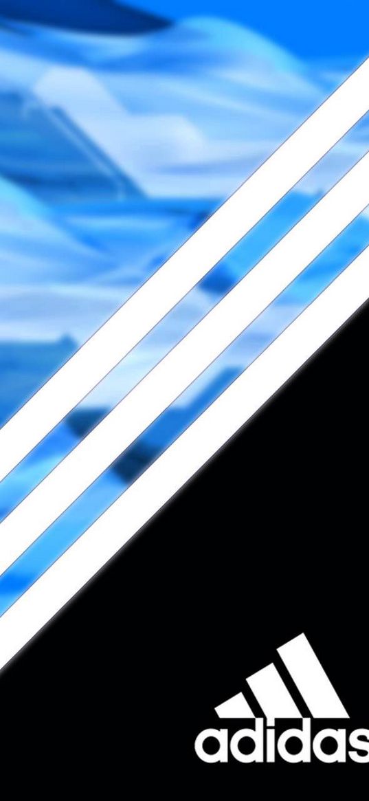 adidas, logo, sport, blue, white, black