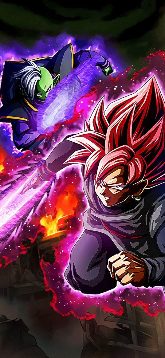 goku black, zamasu, dokkan, dbz, anime