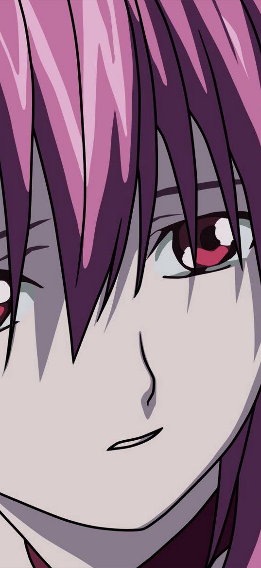 elfen lied, girl, look, sadness, background