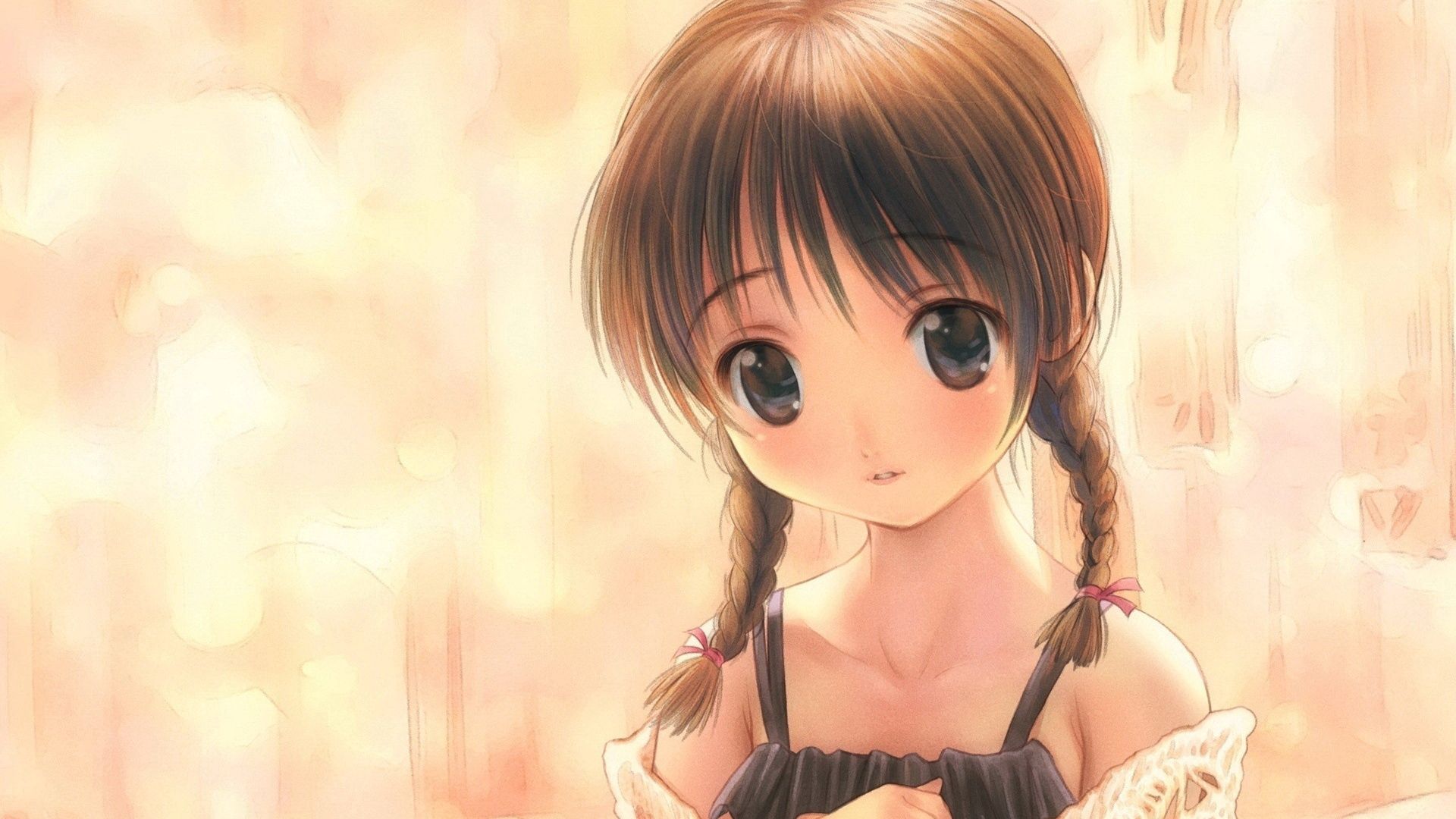 k-on, braids, girl, anime, sweet