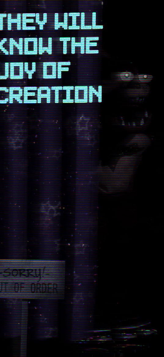 foxy, five nights at freddy's, fnaf, game, monster, text, words, they will know the joy of creation