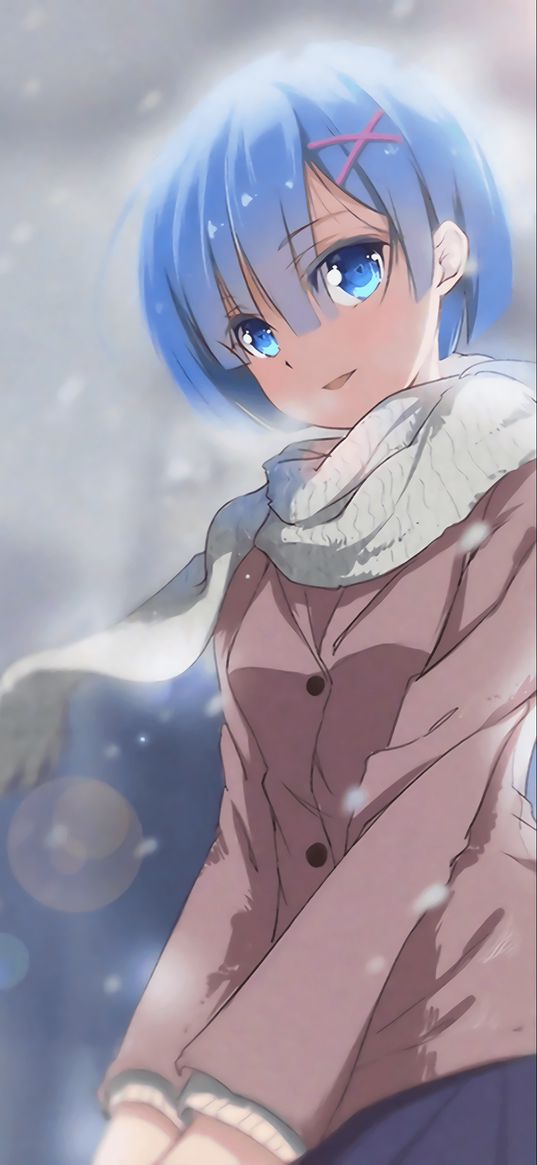 rem, re zero, character, anime