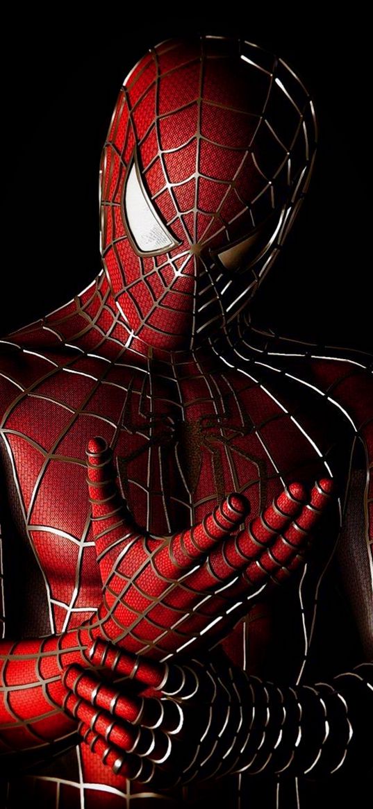 spider-man, superhero, comics, marvel, games, black background, art