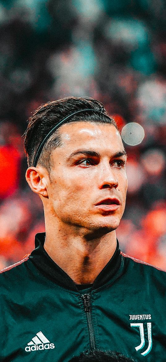 cristiano ronaldo, soccer player, soccer, bokeh