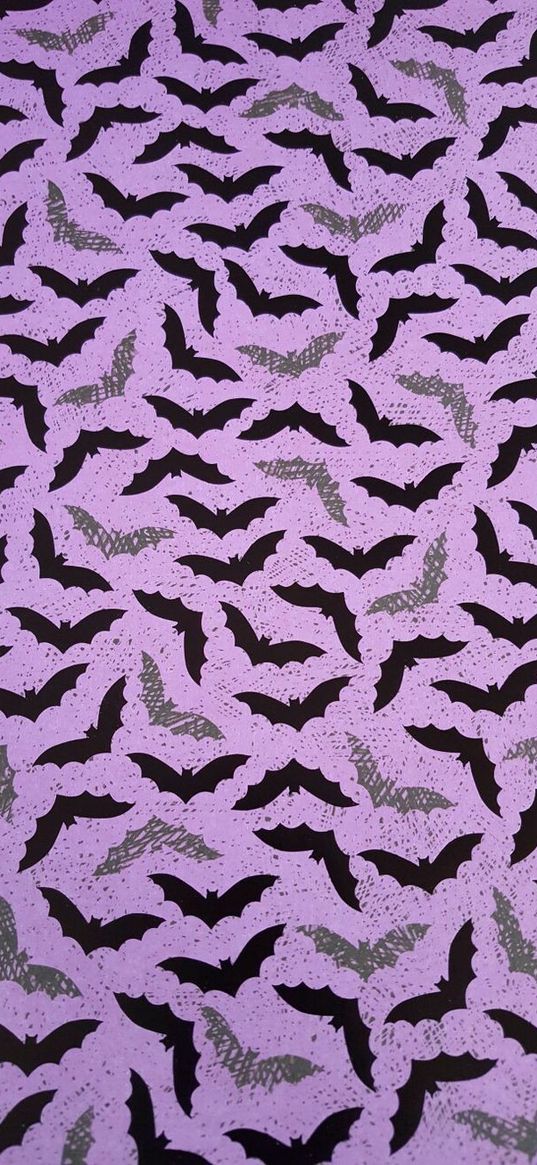 bat, texture, purple background, art