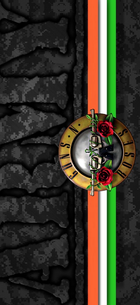 flag, army, india, stripes, camouflage, guns, roses, pistols, art