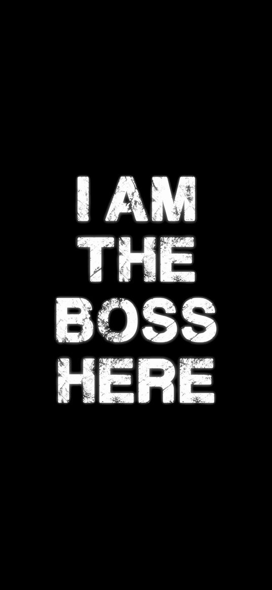 boss, motivation, text, letters, words, black background