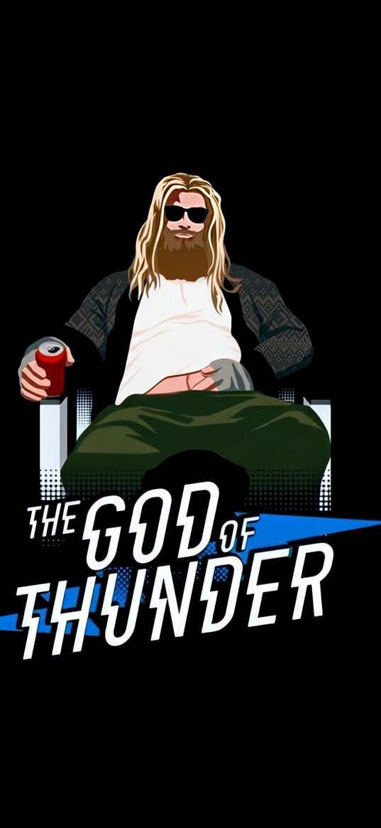 thor, avengers, amoled, superhero, art