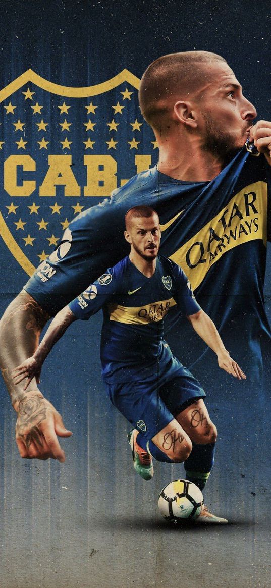 boca juniors, pipa benedetto, argentina, football, football club, emblem