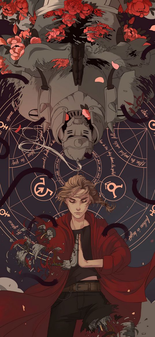 fullmetal alchemist, manga, anime, sign, character, art