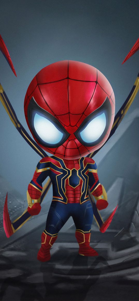 spider-man, spiderman, superhero, marvel, baby, kid, avengers, grey background