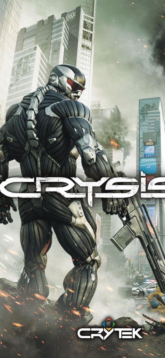 crysis, alcatraz, prophet, armor, post-apocalypse, games, poster