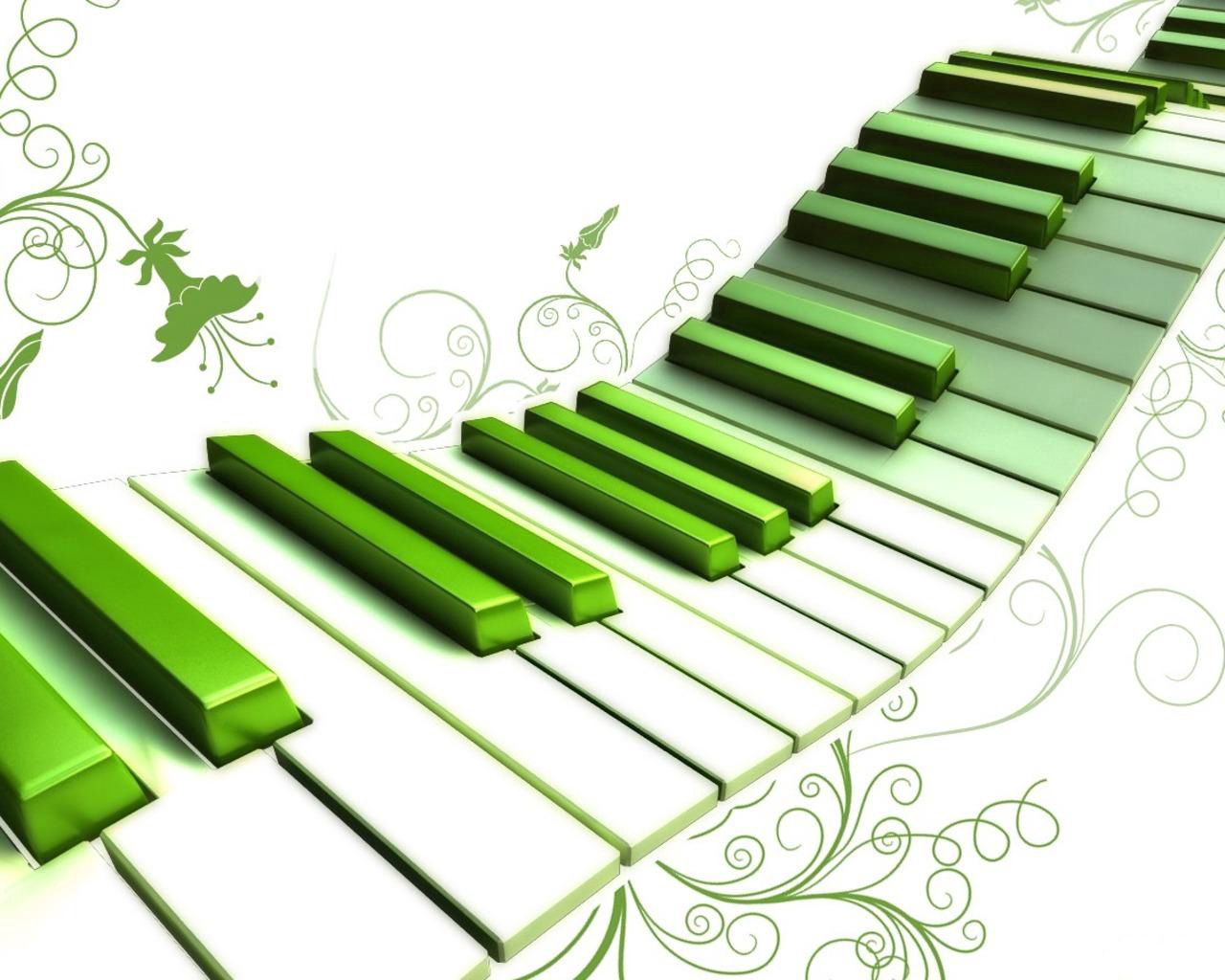 piano, keys, colorful, pattern