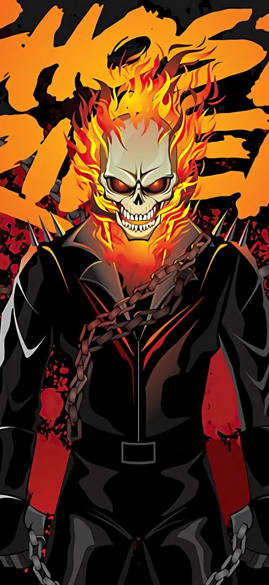 ghost rider, movie, comic, marvel, character, art