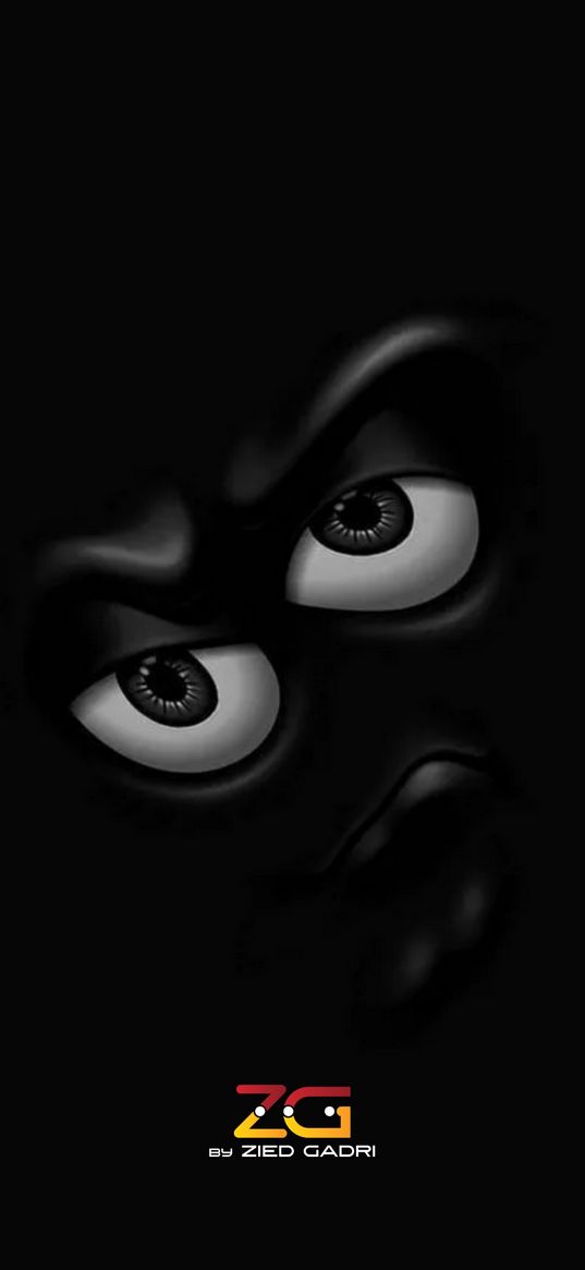 eyes, face, gaze, dissatisfied, dark, black background, art