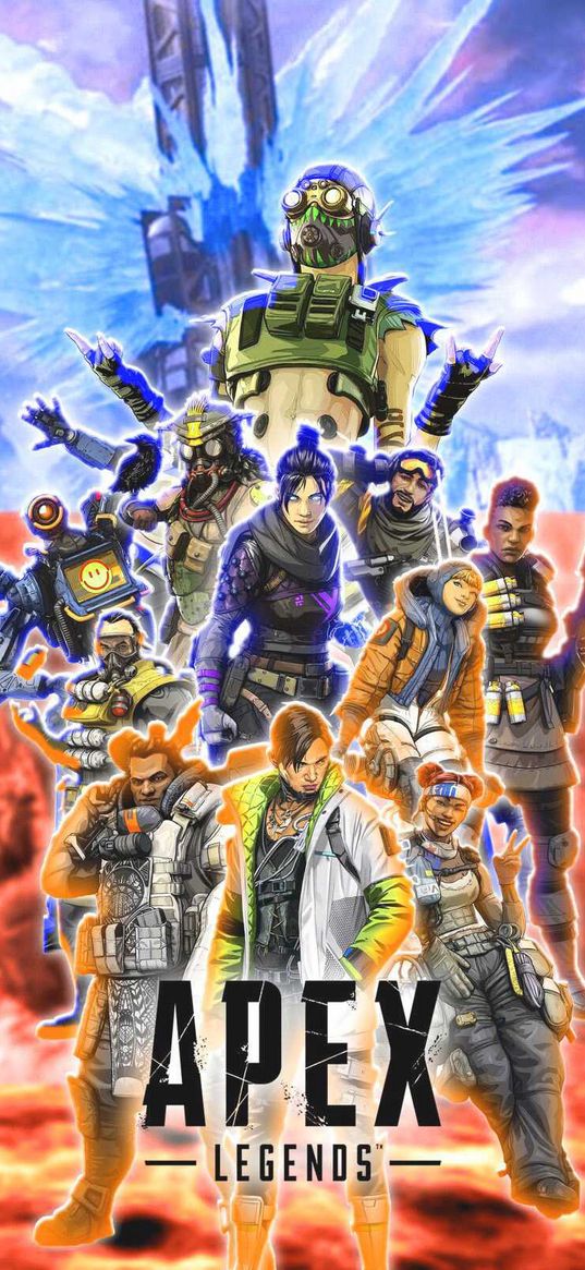 apex legends, apex, game, characters, poster