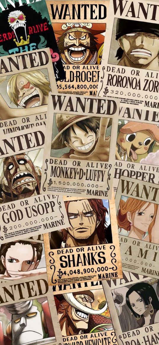 one piece, heroes, pirates, team, anime, leaflets, wanted