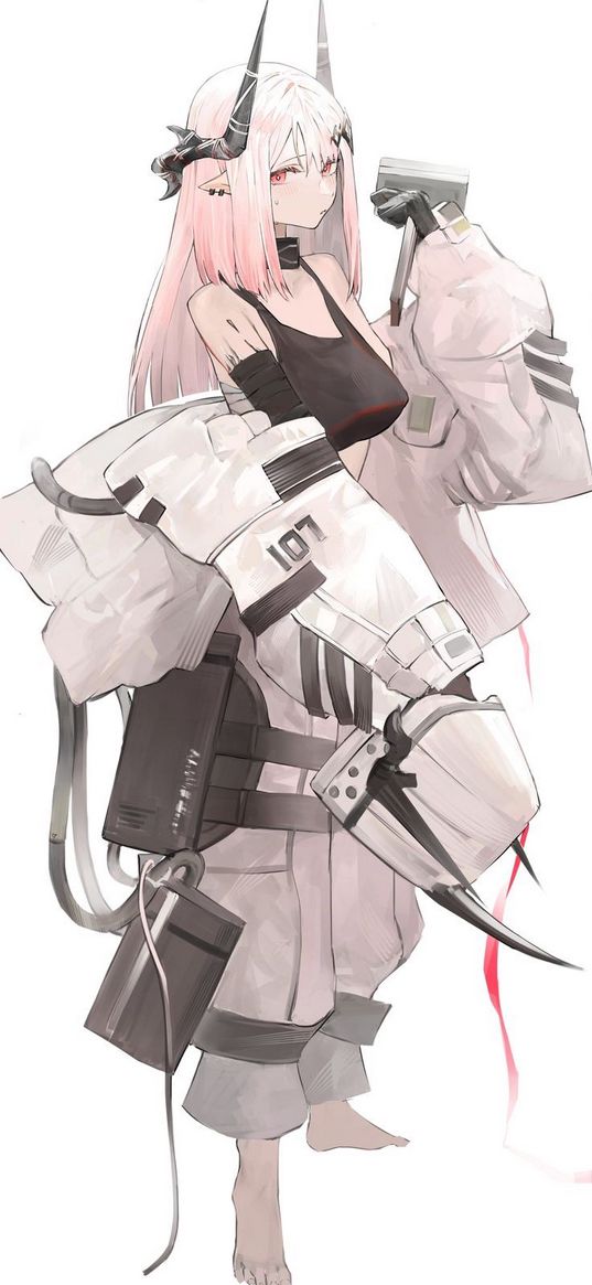 anime, art, girl, mudrock, arknights