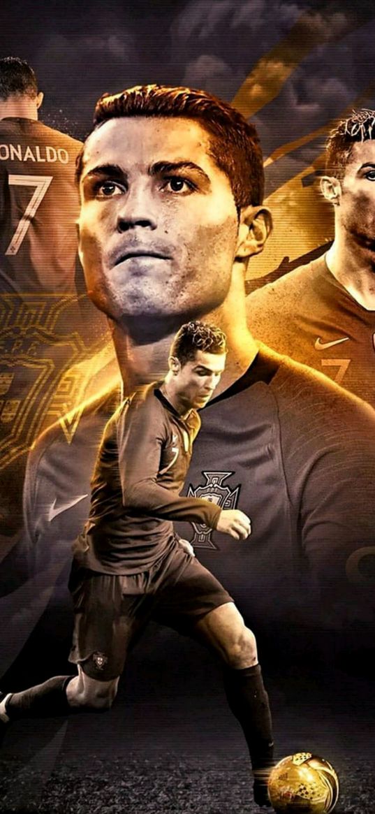 cristiano ronaldo, football player, football, wallpaper