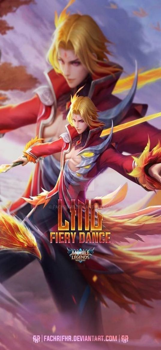 ling, mobile legends, game, character, animation