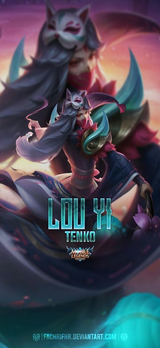 luo yi, mobile legends, game, character, animation