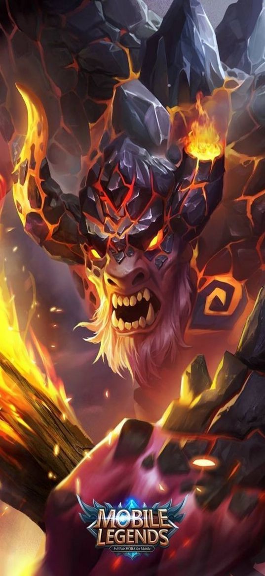 minotaur, mobile legends, game, animation