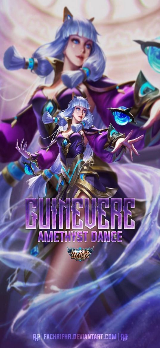 guinevere, mobile legends, game, character, animation