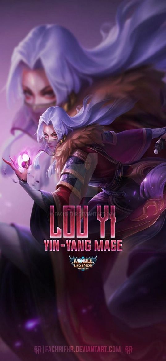 luo yi, mobile legends, game, character, girl, animation