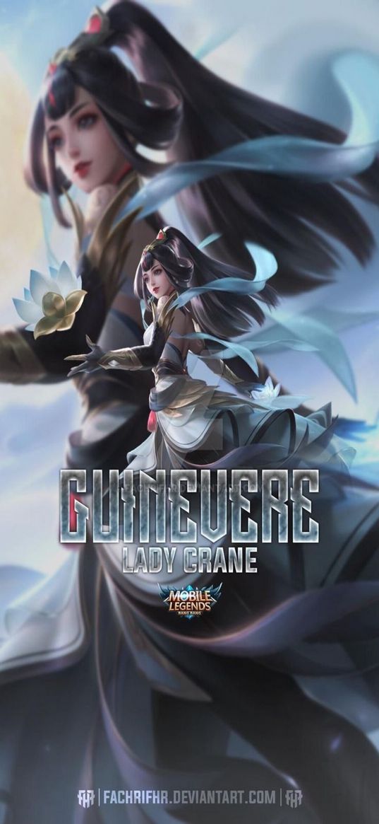 guinevere, lady grain, mobile legends, game, character, animation