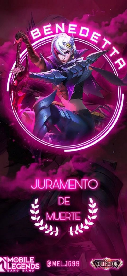 benedetta, mobile legends, game, character, girl, warrior, armor, sword, pink, art