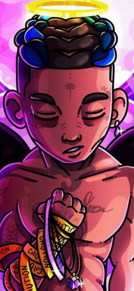 xxxtentacion, rapper, musician, halo, art