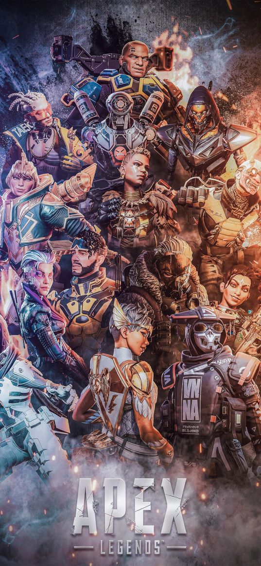 apex legends, apex, game, characters, poster, art