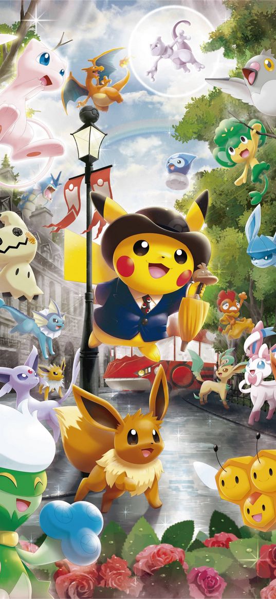 pikachu, animals, lantern