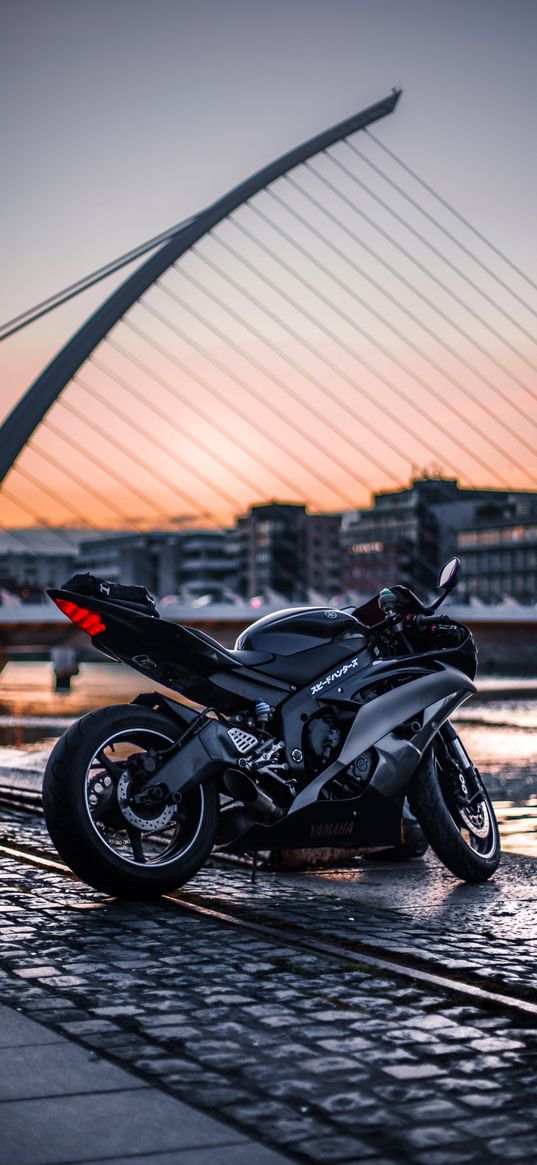 yamaha yzf r1, yamaha motors, bike, motorcycle, city, road