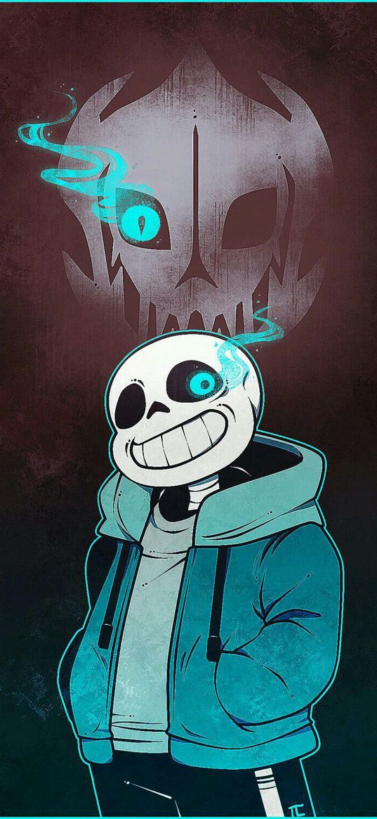 undertale, sans, skeleton, game, art