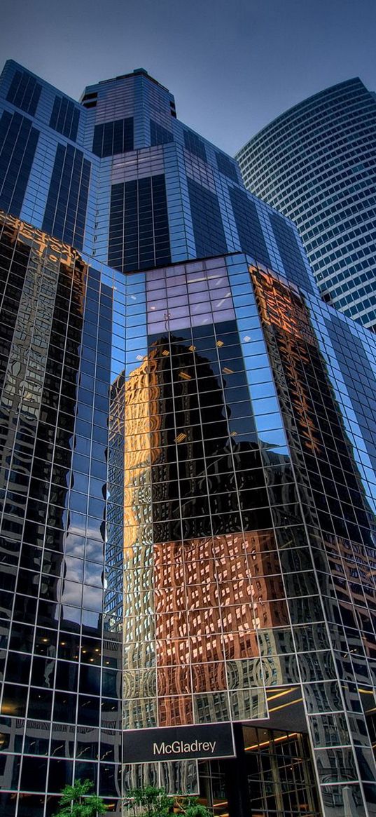 usa, city, america, chicago, states, houses, skyscrapers, hdr