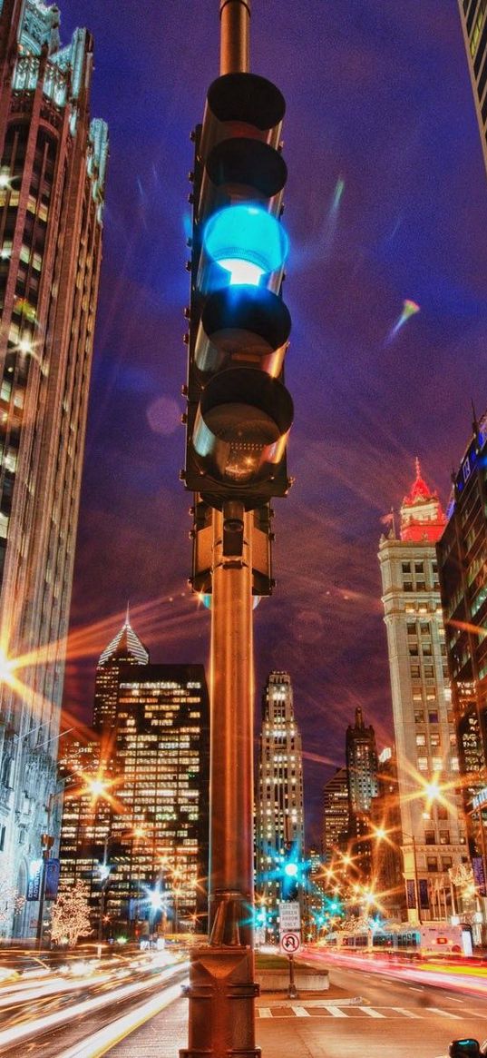 digital art, men, city, futuristic, night, neon, science fiction