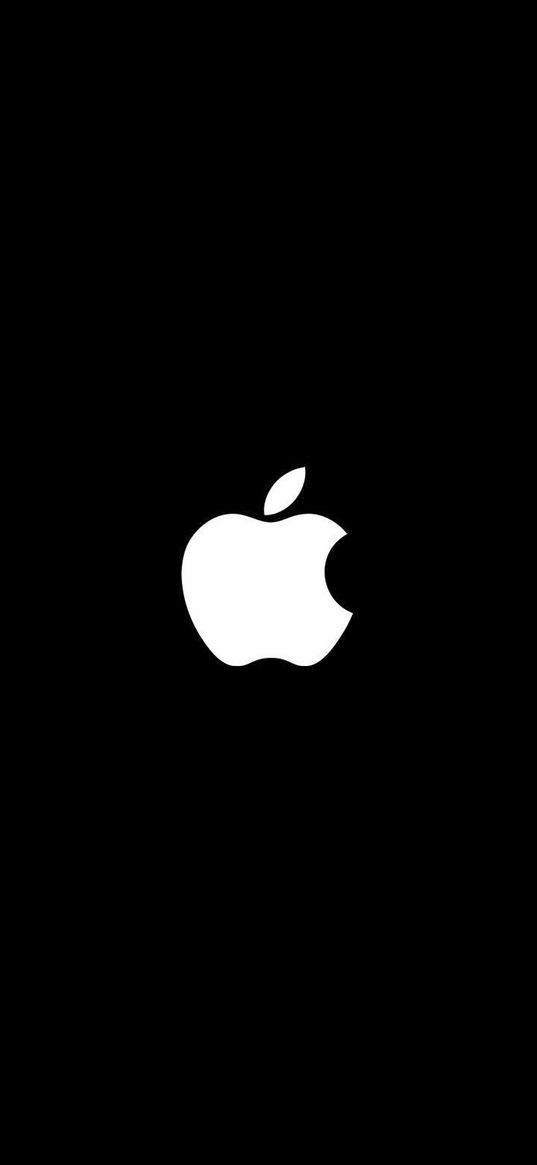 apple, brand, logo, white, black background